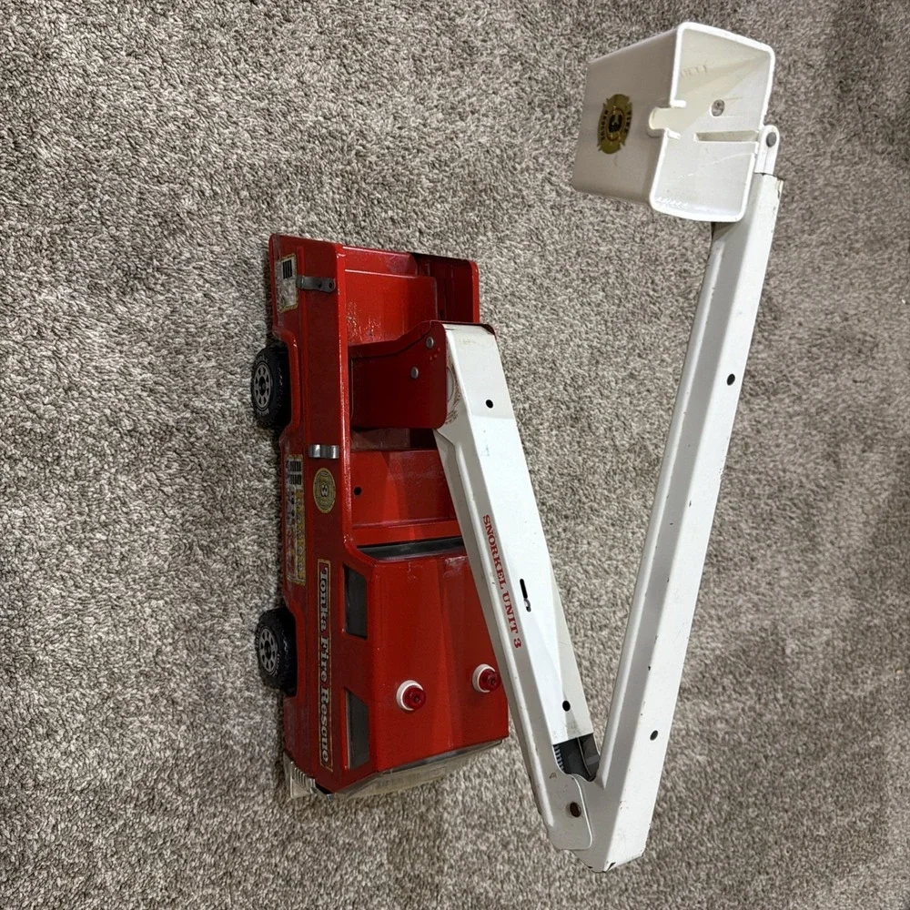 Tonka Fire Rescue Snorkel Unit 3 Pressed Steel.